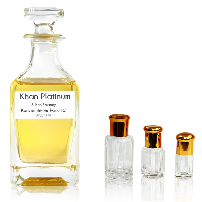 Perfume oil Khan Platinum - Perfume free from alcohol