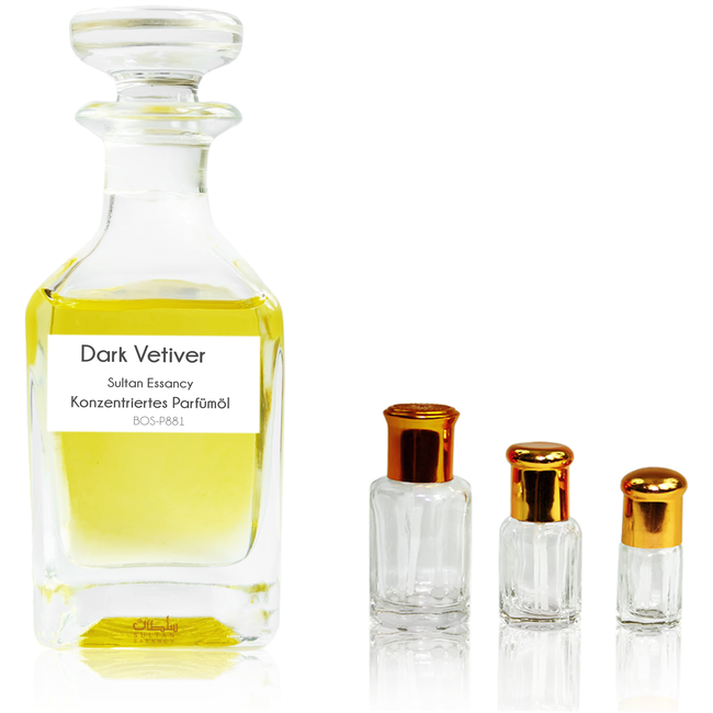 Perfume oil Dark Vetiver - Perfume free from alcohol