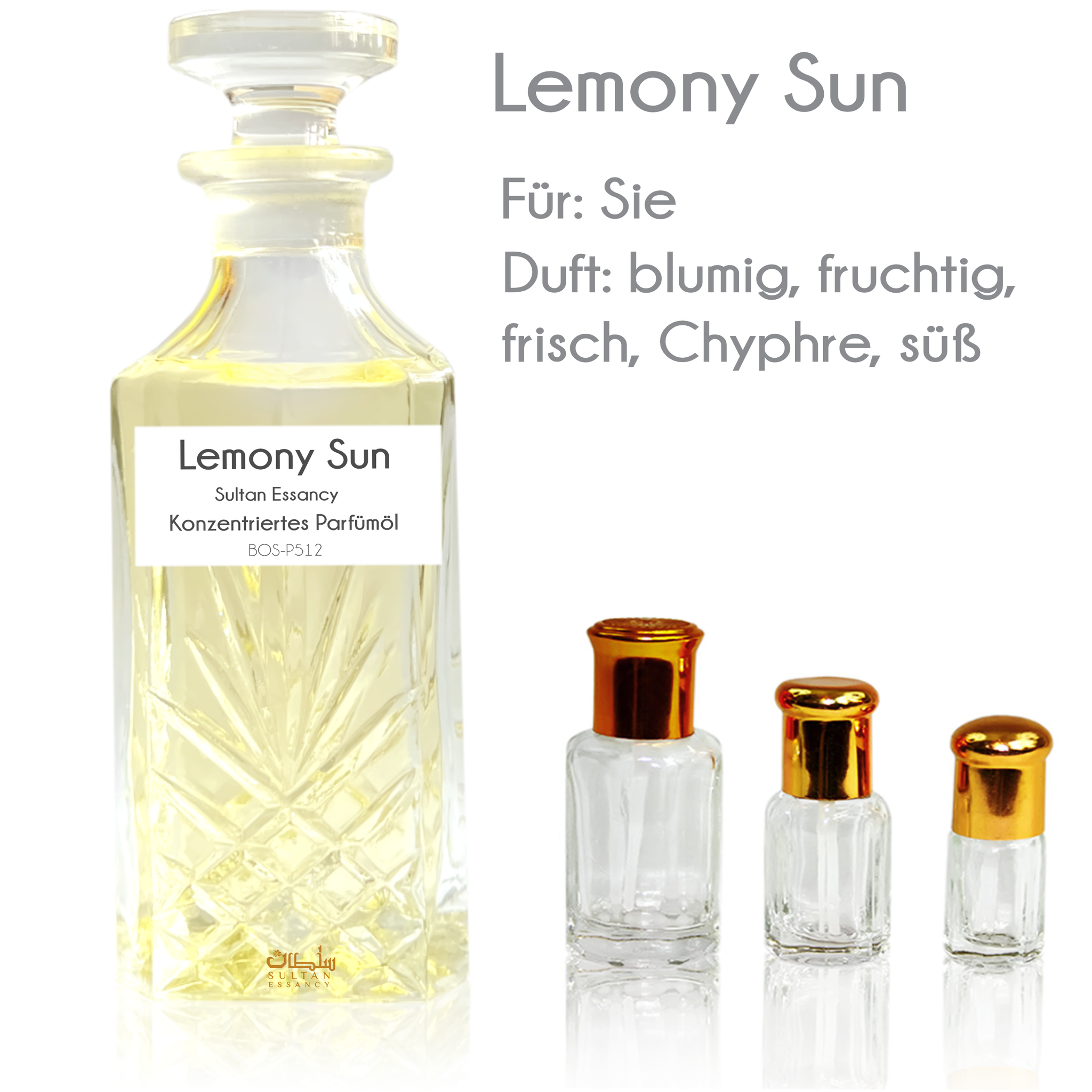 Parfüm Lemony Sun Parfümöl Attar - Oriental-Style