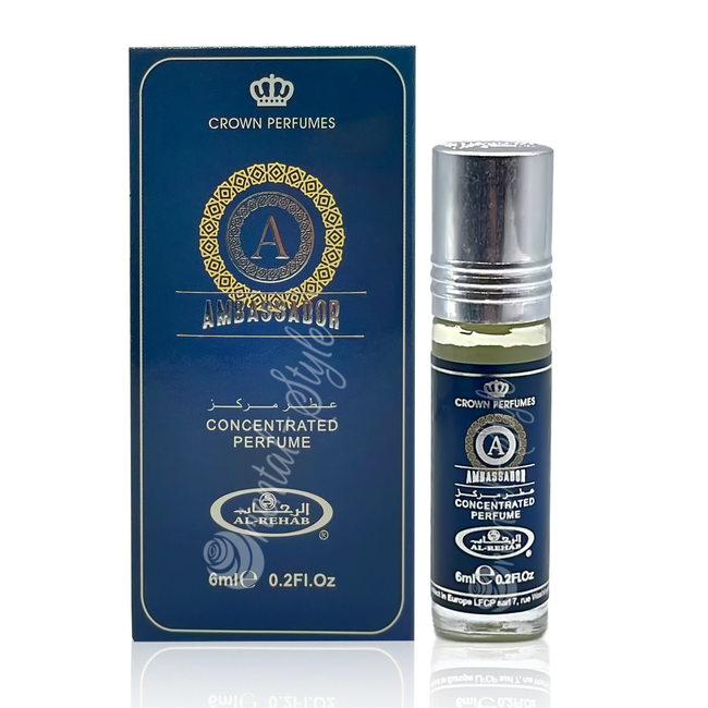 Ambassador Blue Men Concentrated Perfume Oil 6ml