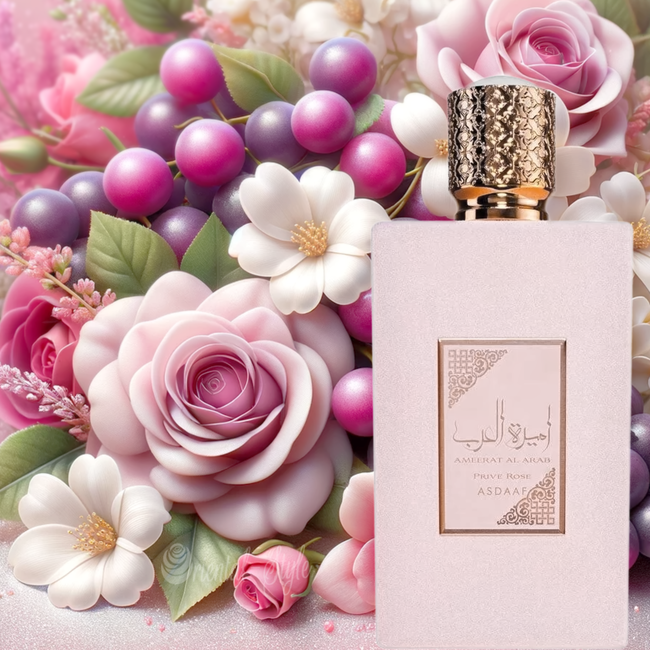 Lattafa Ameerat Al Arab Rose Prive Asdaaf Perfume Spray OrientalStyle