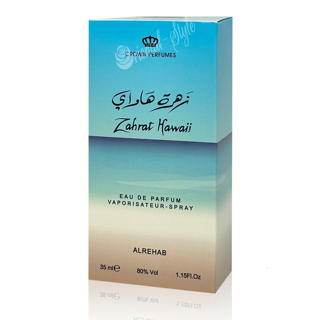 Al Rehab Zahrat Hawaii Spray Perfume - Oriental-Style