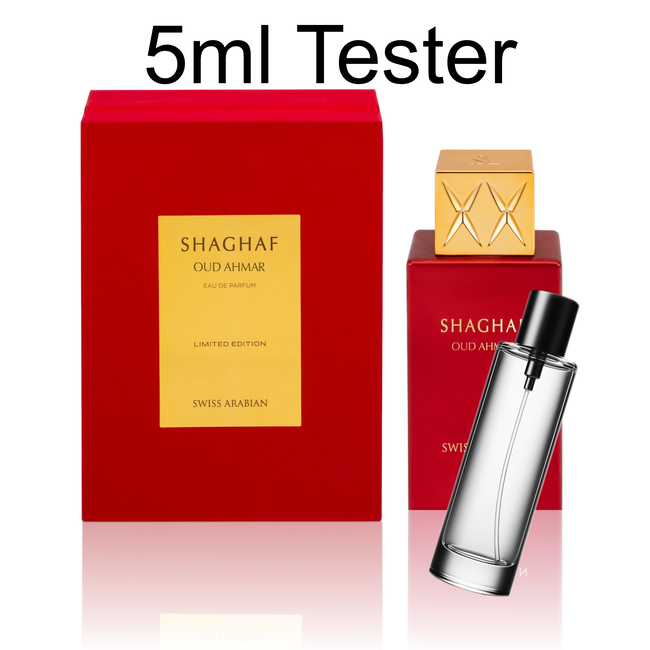 5ML Tester Shaghaf Oud Ahmar Eau de Parfum