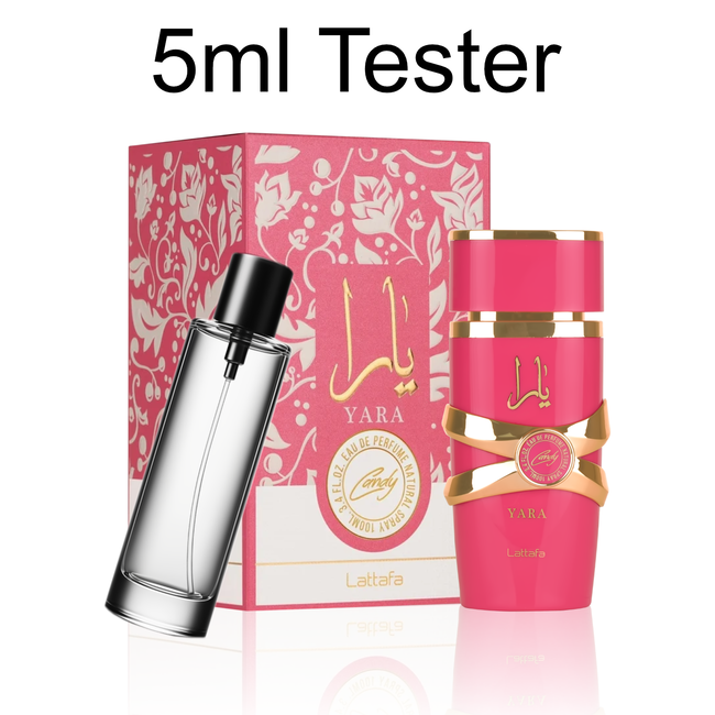 5ML Tester Yara Candy Lattafa Eau de Parfum