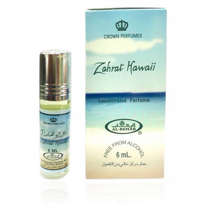 Concentrated Perfume Oil Zahrat Hawaii by Al-Rehab 6ml