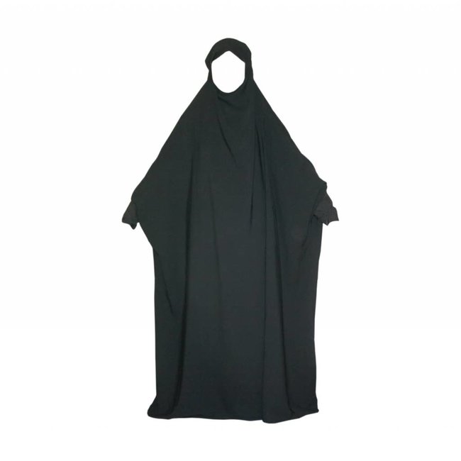 Overhead Abaya in black