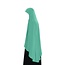 Big khimar hijab in Turquoise - Elastic head scarf