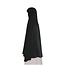 Big khimar hijab in Black - Elastic head scarf