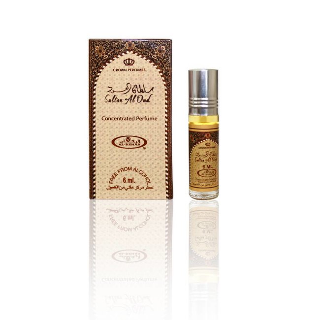 Concentrated Perfume Oil Sultan Al Oud by Al Rehab 6ml