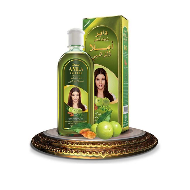 Amla Gold Hair Oil With Almonds And Henna