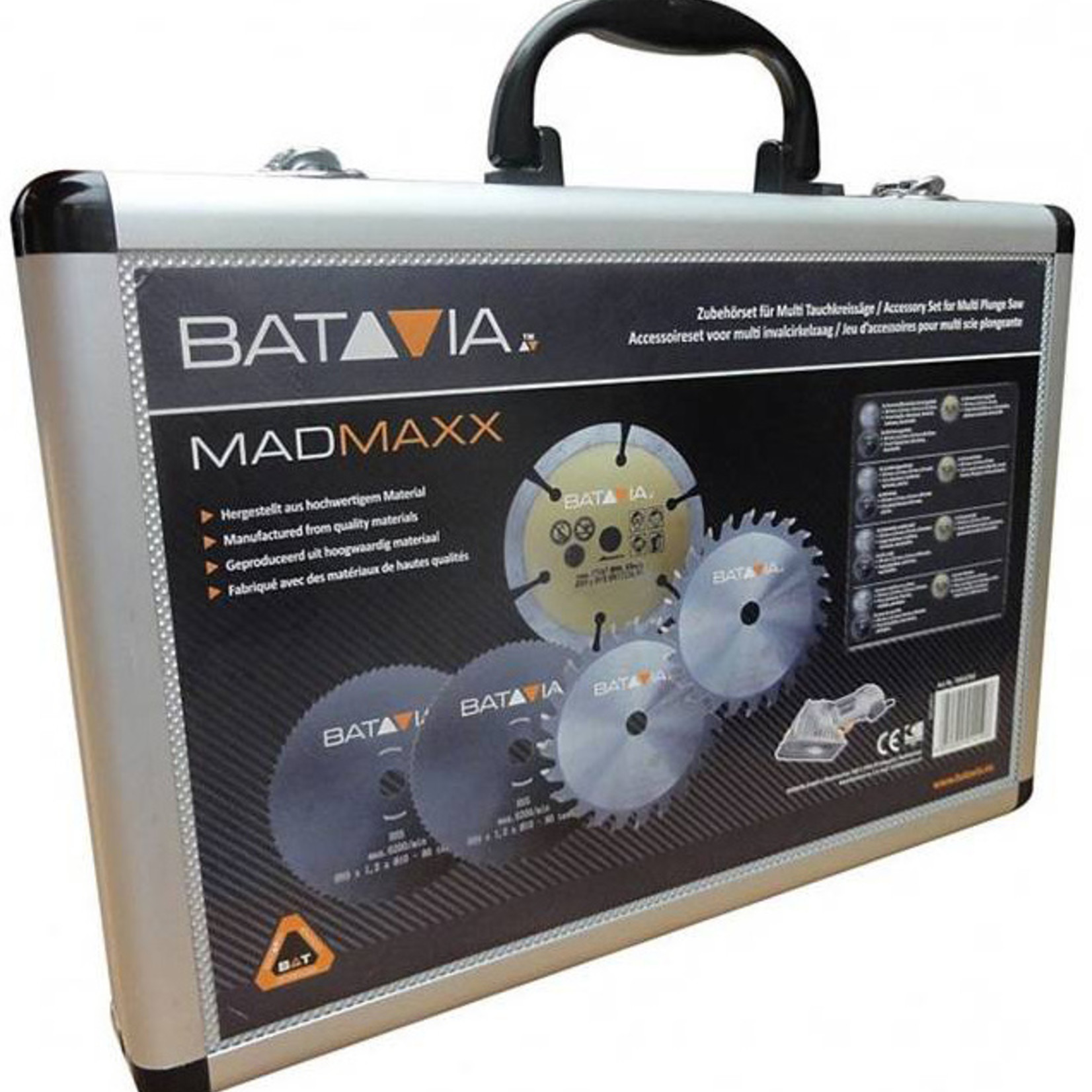Batavia Mad Maxx zaagbladenset in alu koffer - 5 stuks 7061058 Batavia