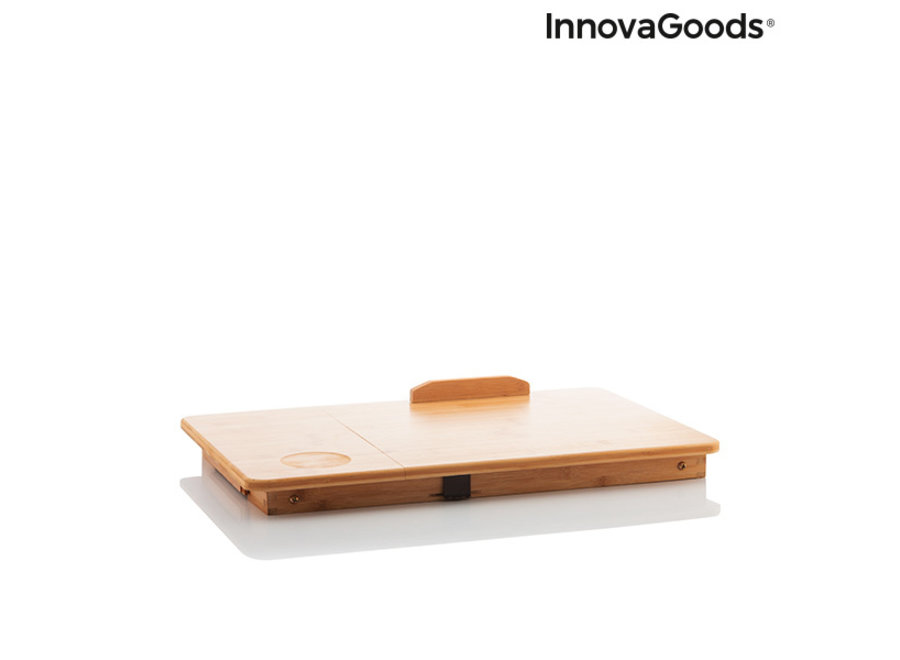 Opklapbare Bamboe Laptoptafel V0103031 Innovagoods