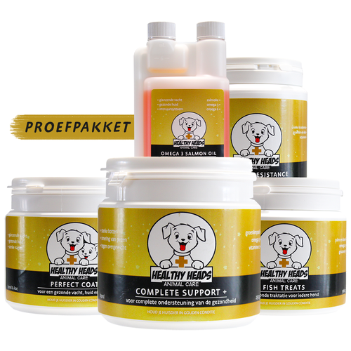 Healthy Heads Proefpakket 5 Supplementen Hond