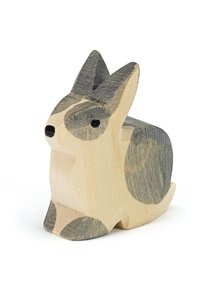 Ostheimer Rabbit Sitting - Black & White