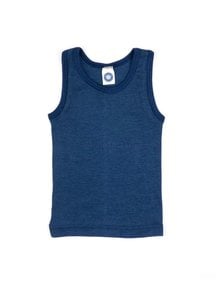 Cosilana Kids Sleeveless Vest Wool/Silk - Navy