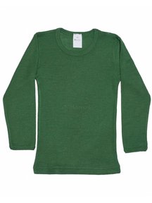 Hocosa Kids longsleeve wool/silk - green