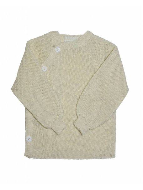 Reiff Cardigan Organic Wool - Natural