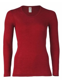 Engel Natur Women's longsleeve wool/silk - Mauve