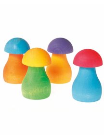 Grimm's Wooden Rainbow Mushrooms