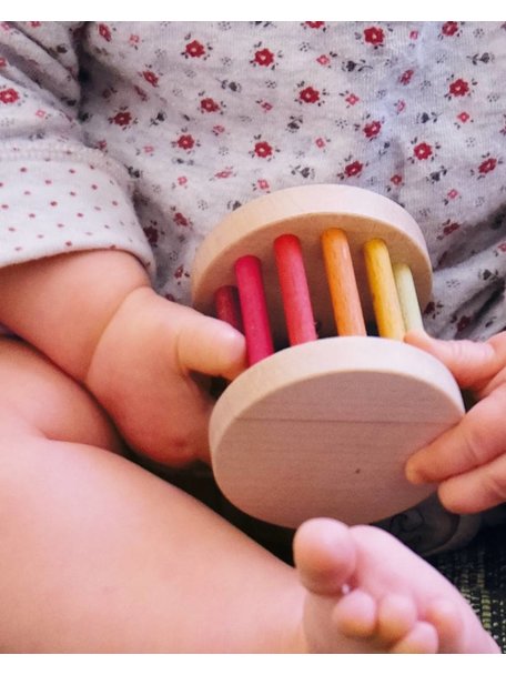 Grimm's Rolling Rattle with Beads