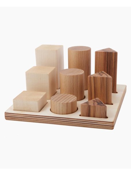 Wooden Story Natural Shape Sorter Box