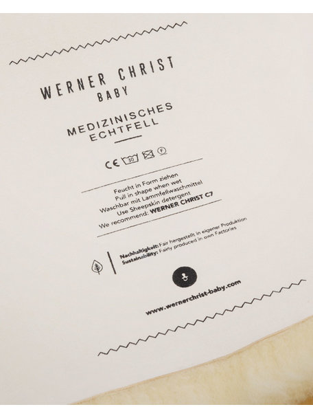 Christ Natural baby lambskin medically tanned - 75 cm