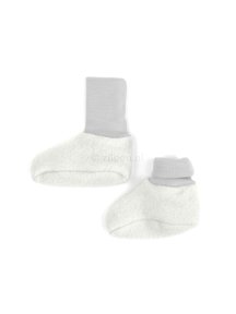 Cosilana Baby Booties Wool Fleece - Grey