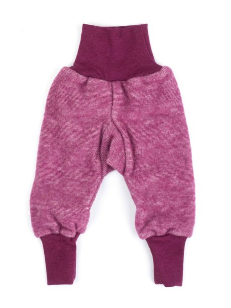 Cosilana Pants Wool Fleece - Burgundy