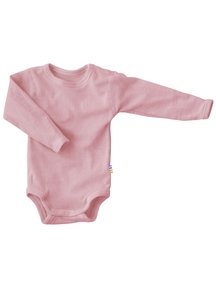 Joha Body with long sleeves wool - Old rose