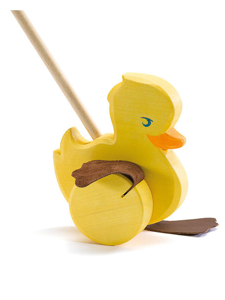Ostheimer Push Toy Duck Coloured