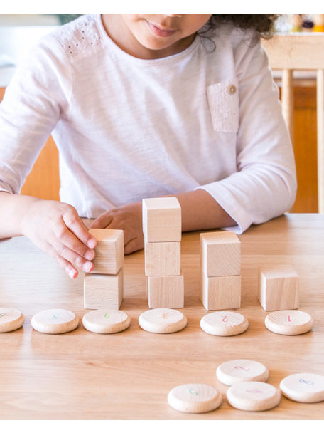 Grapat Wooden Coins to count