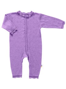 Joha jumpsuit wool/silk ajour - Lilac