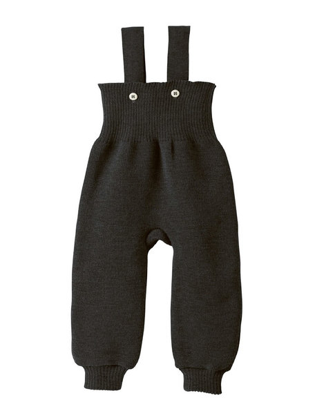 Disana Knitted dungarees - anthracite