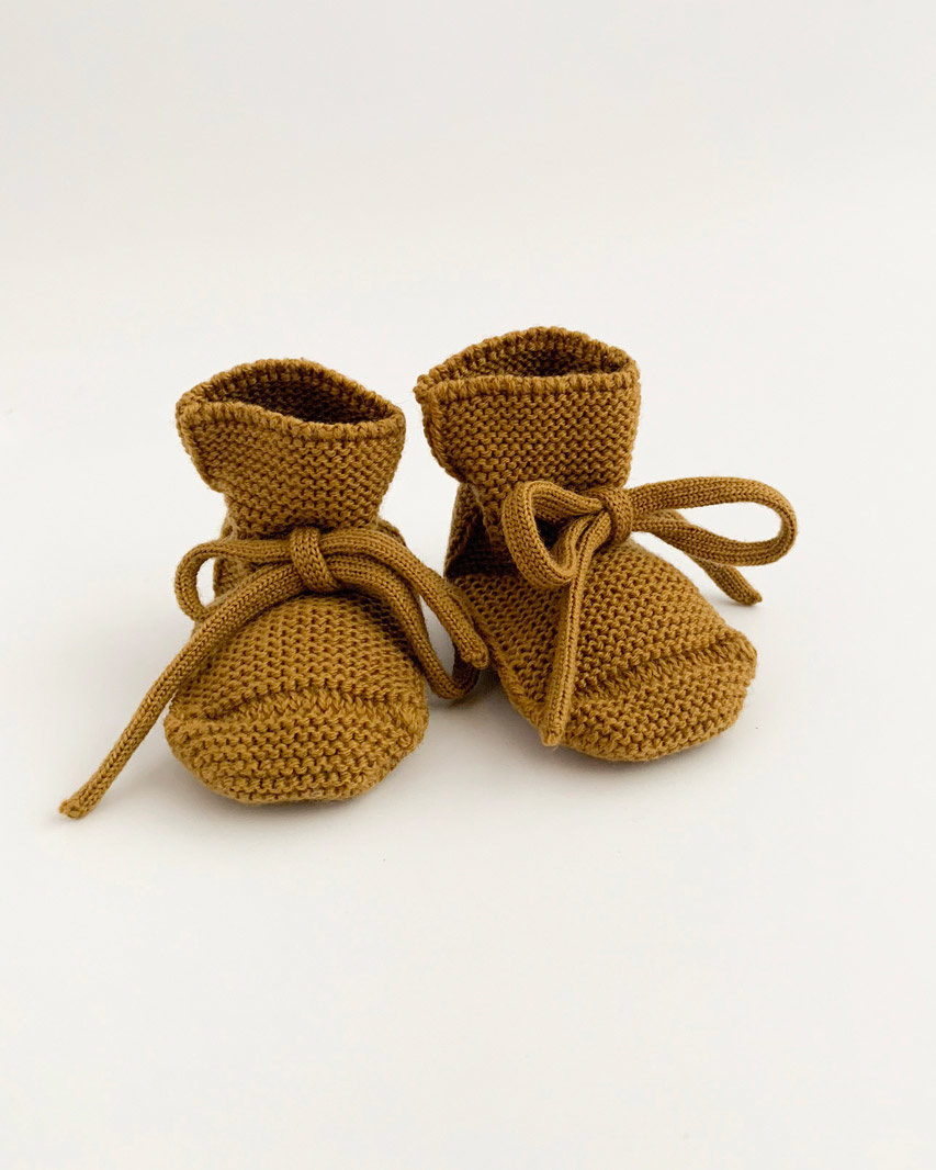 knitted booties