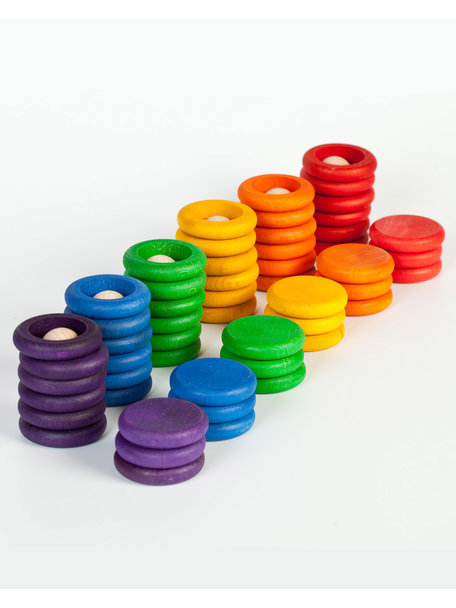 Grapat Nins® Rings & Coins - rainbow