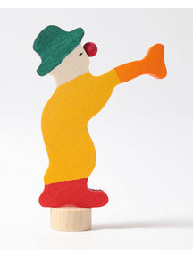 Grimm's Decorative Figure toadstool - clown with trumpet