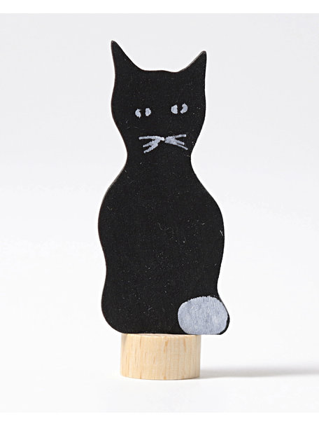 Grimm's Decorative Figure toadstool - black cat