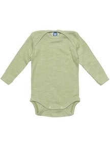 Kids Longsleeve Wool/Silk - Green