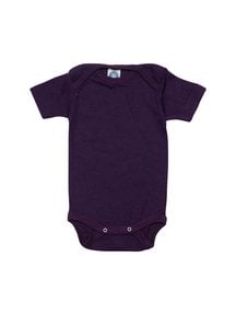 Cosilana Short Sleeve Baby Body Wool/Silk - Purple