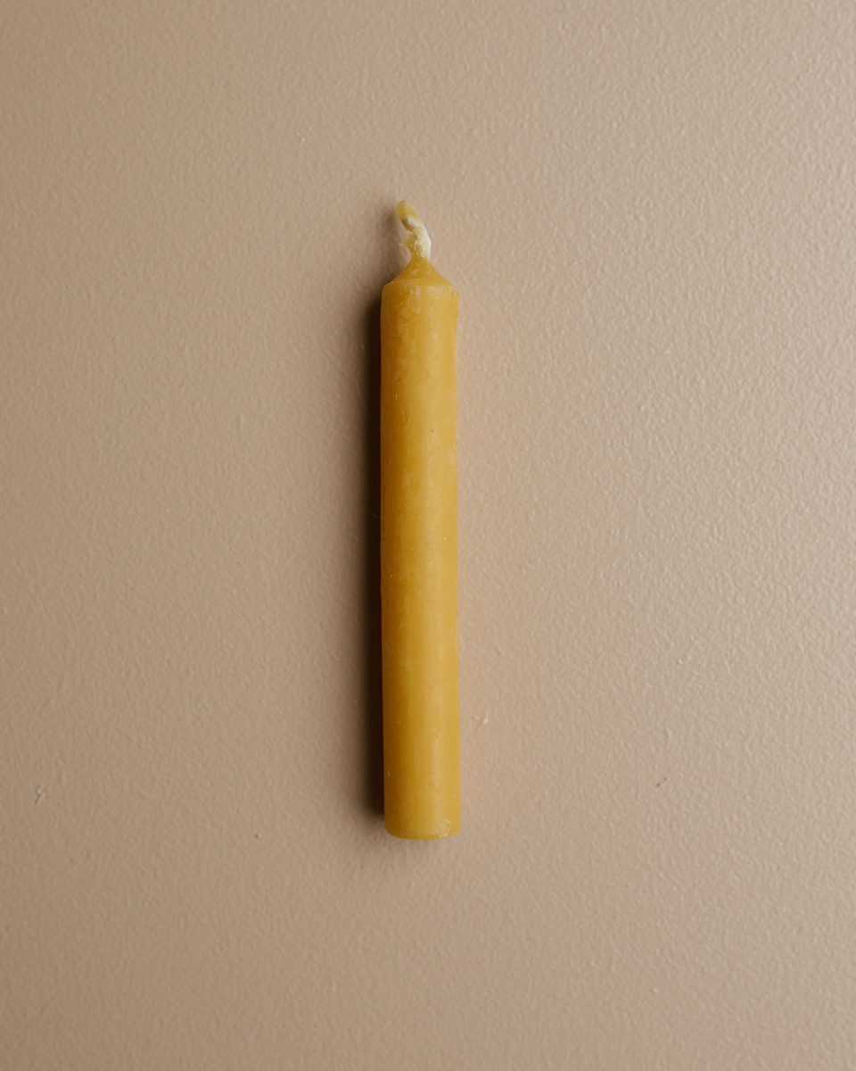 Grimm's Amber Beeswax Candles (100%)