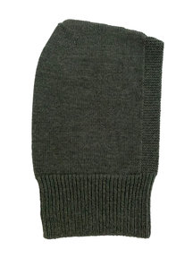 Hvid Merino wool Balaclava Eddy - pine