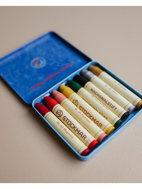 Stockmar Beeswax crayons 8 pieces - additional colors