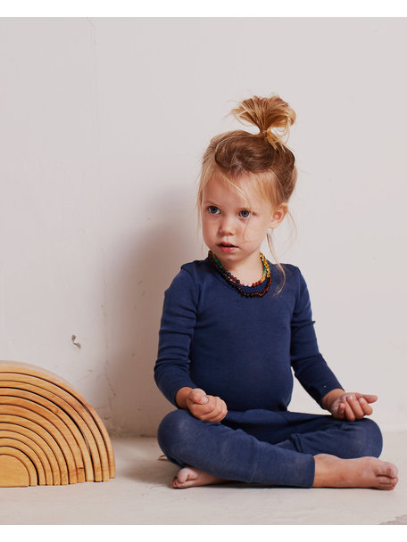 Cosilana Kids Longsleeve Wool/Silk - Navy