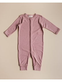 Unaduna Jumpsuit pointelle wool/silk - cameo rose