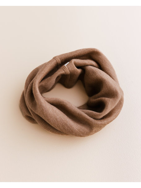 Unaduna Loop scarf tiny rib wool - semla
