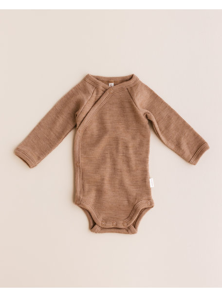 Unaduna Wrap around body tiny rib wool -  semla