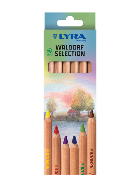 Lyra Waldorf Selection pencils - 6 pcs