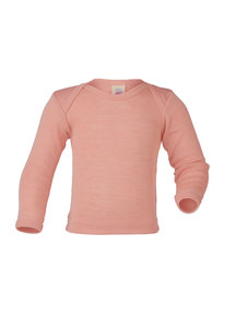 Engel Natur Baby Longsleeve Shirt Wool/Silk - Salmon