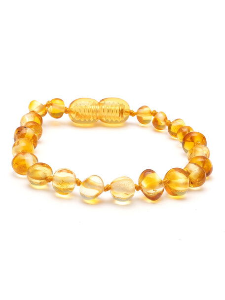 Amber Amber Ladies bracelet 18cm - lemon