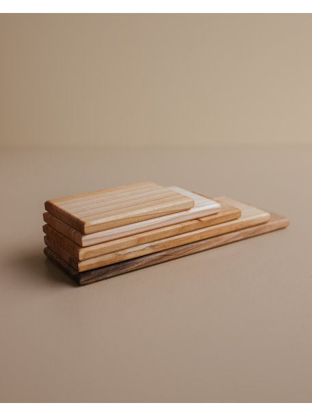 Spelenderwijs leren Wooden building boards 5-piece
